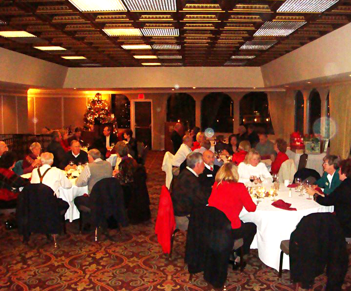 The Del Mar Room @ the Bahia Hotel. A very nice venue and great food & service.